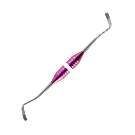 03-15 Гладилка мини двусторонняя изогнутая